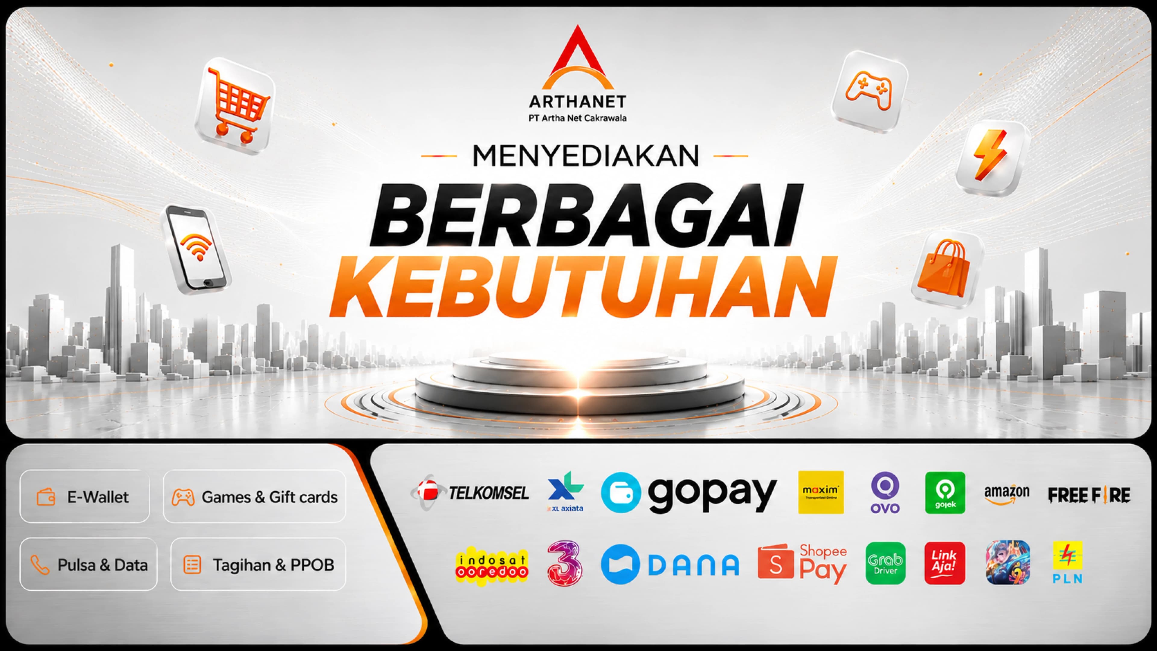 Bayar tagihan mudah, aman, dan cepat di Arthanet